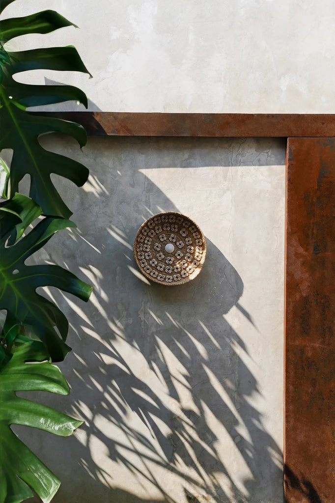De Caribe Shell Plaat - Naturel Wit - M