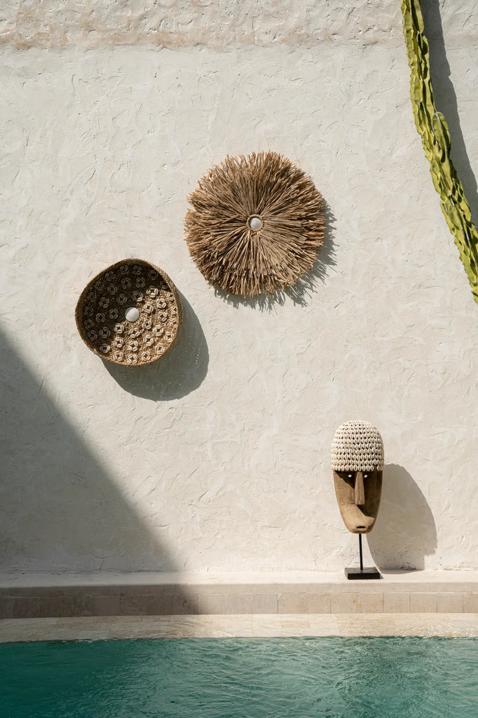 De Caribe Shell Plaat - Naturel Wit - M