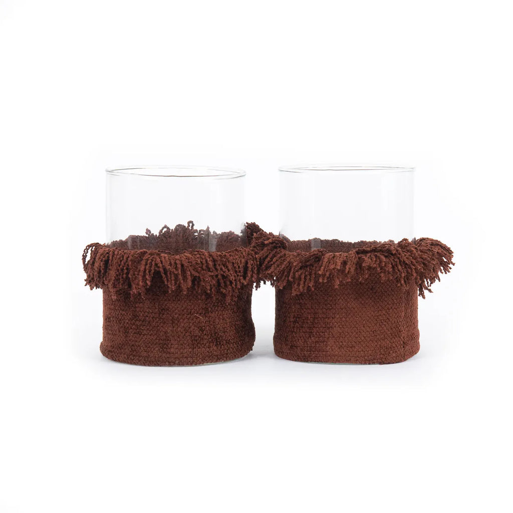 De Oh My Gee Kaarsenhouder - Bordeaux Velvet - L