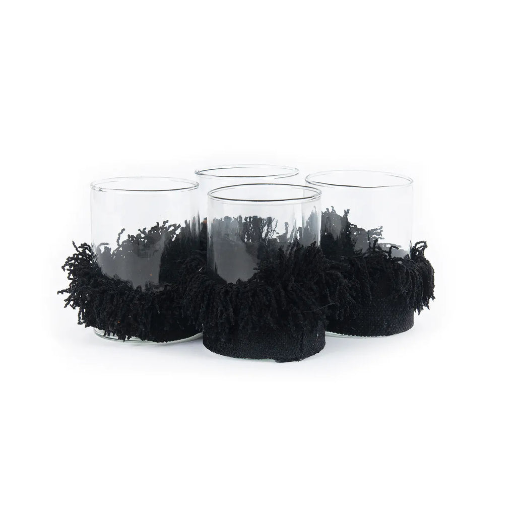 De Oh My Gee Kaarsenhouder - Zwart Velvet - M