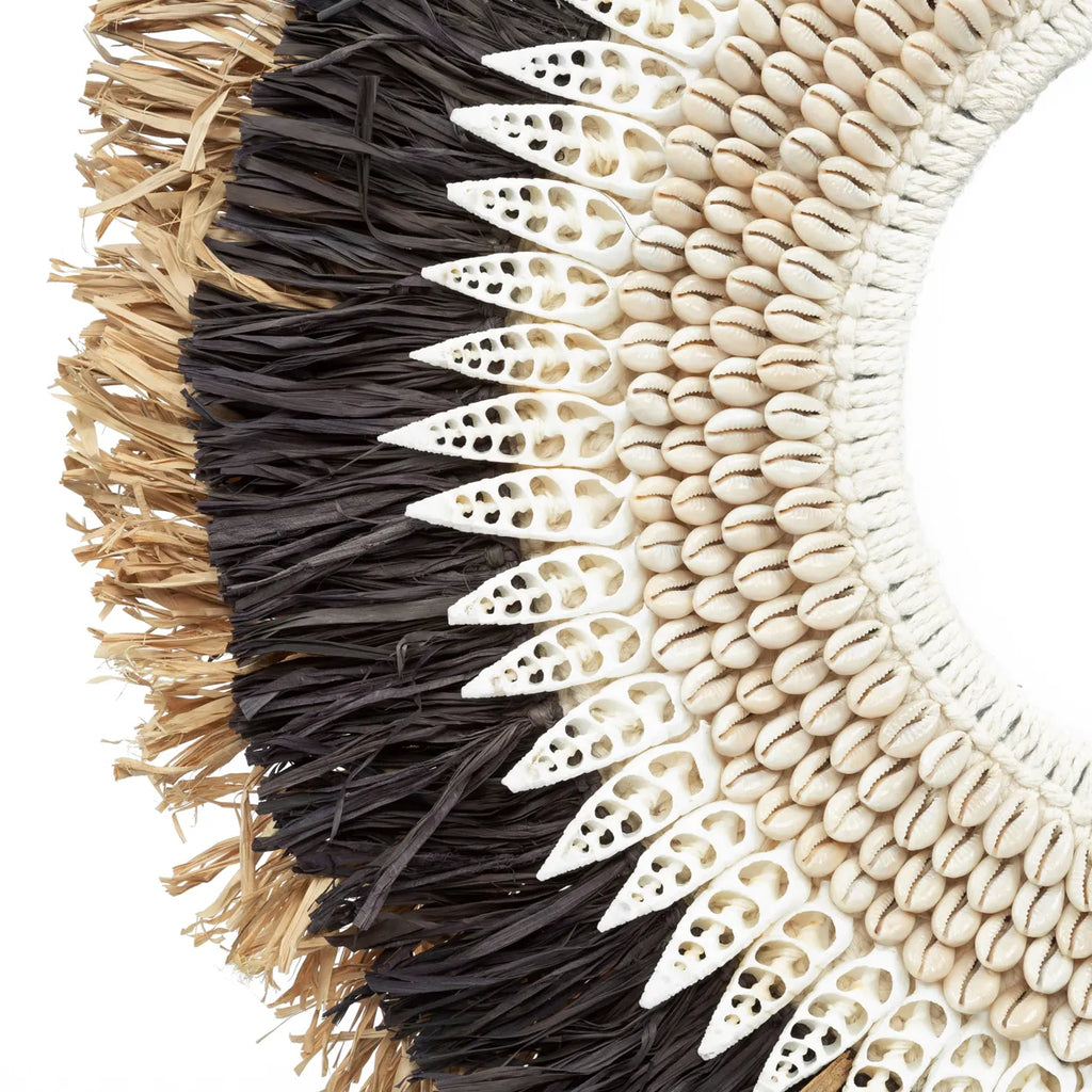 De Mojo Raffia op Stand - Decoratie - Zwart Naturel