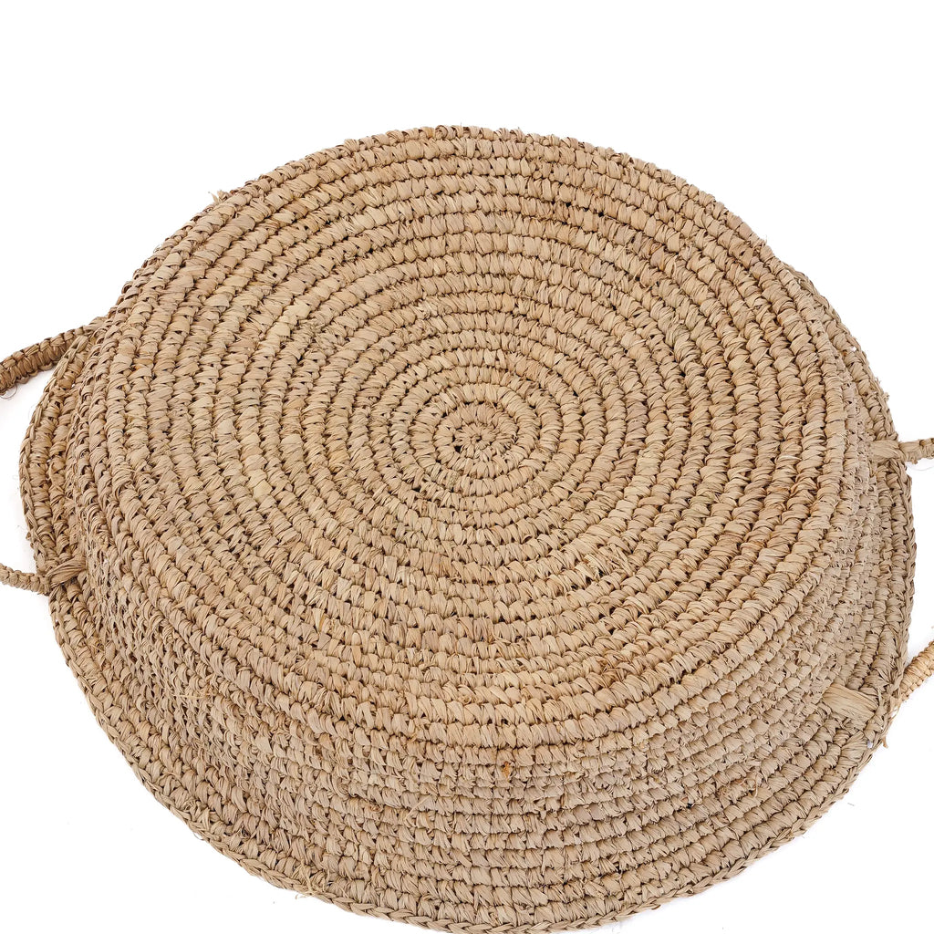 De Raffia Mand - Naturel - L