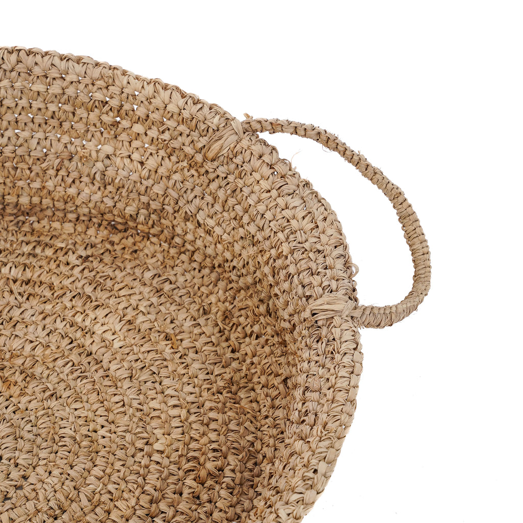 De Raffia Mand - Naturel - L